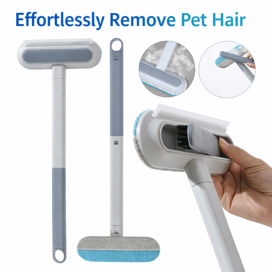 4 in 1 Pet Hair Removal Brush – Multi-Purpose Cleaner for Dogs & Cats