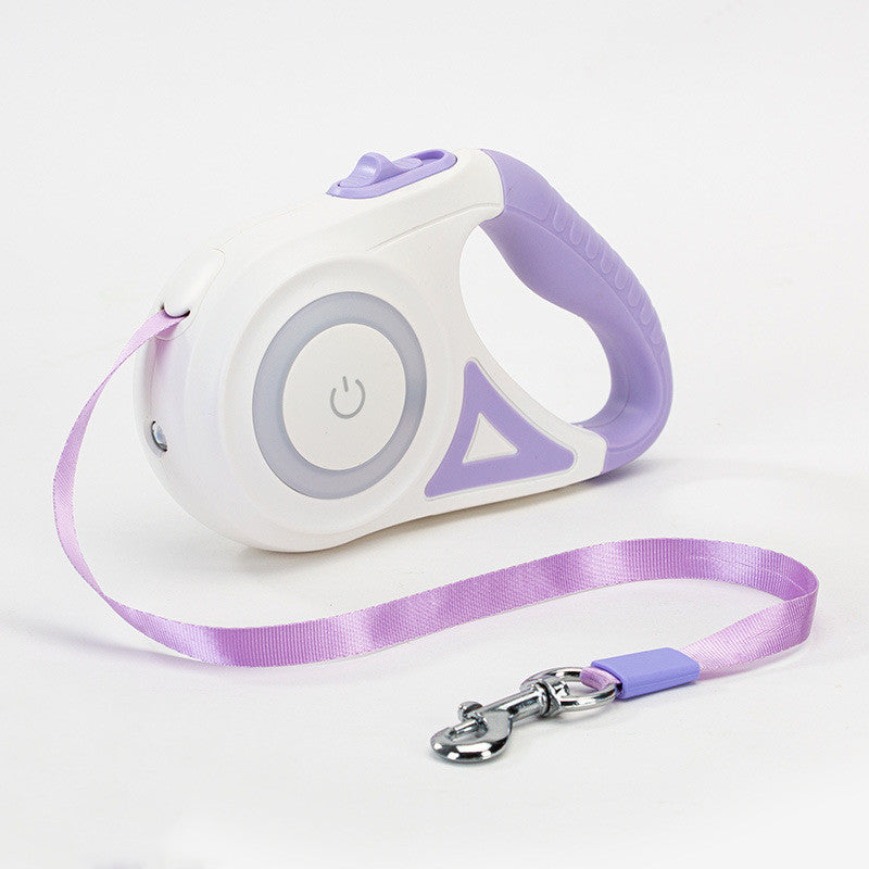LED Retractable Dog Leash – Stay Visible & Walk Safe at Night
