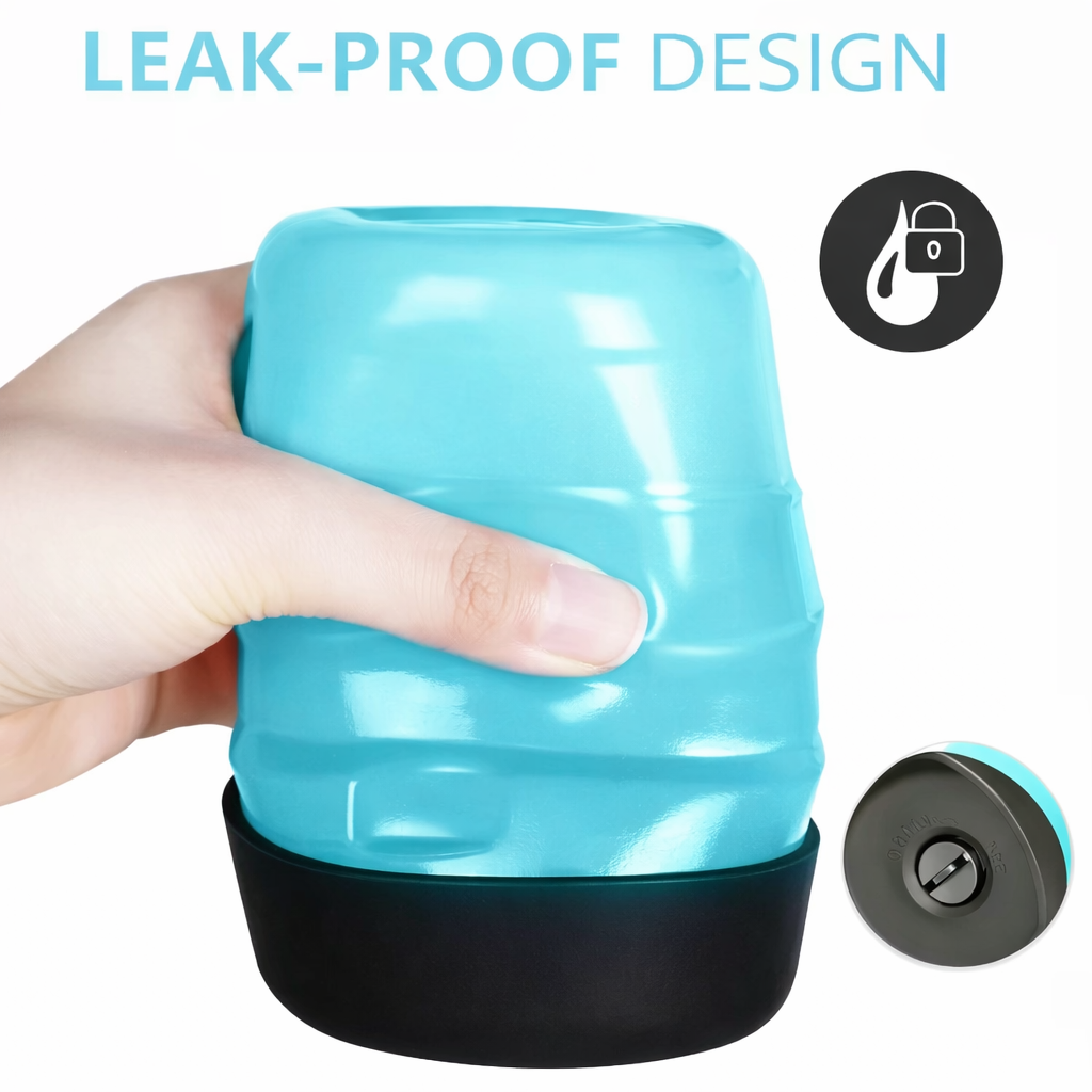 Portable Pet Drinking Cup – Leak-Proof & Foldable Travel Bottle