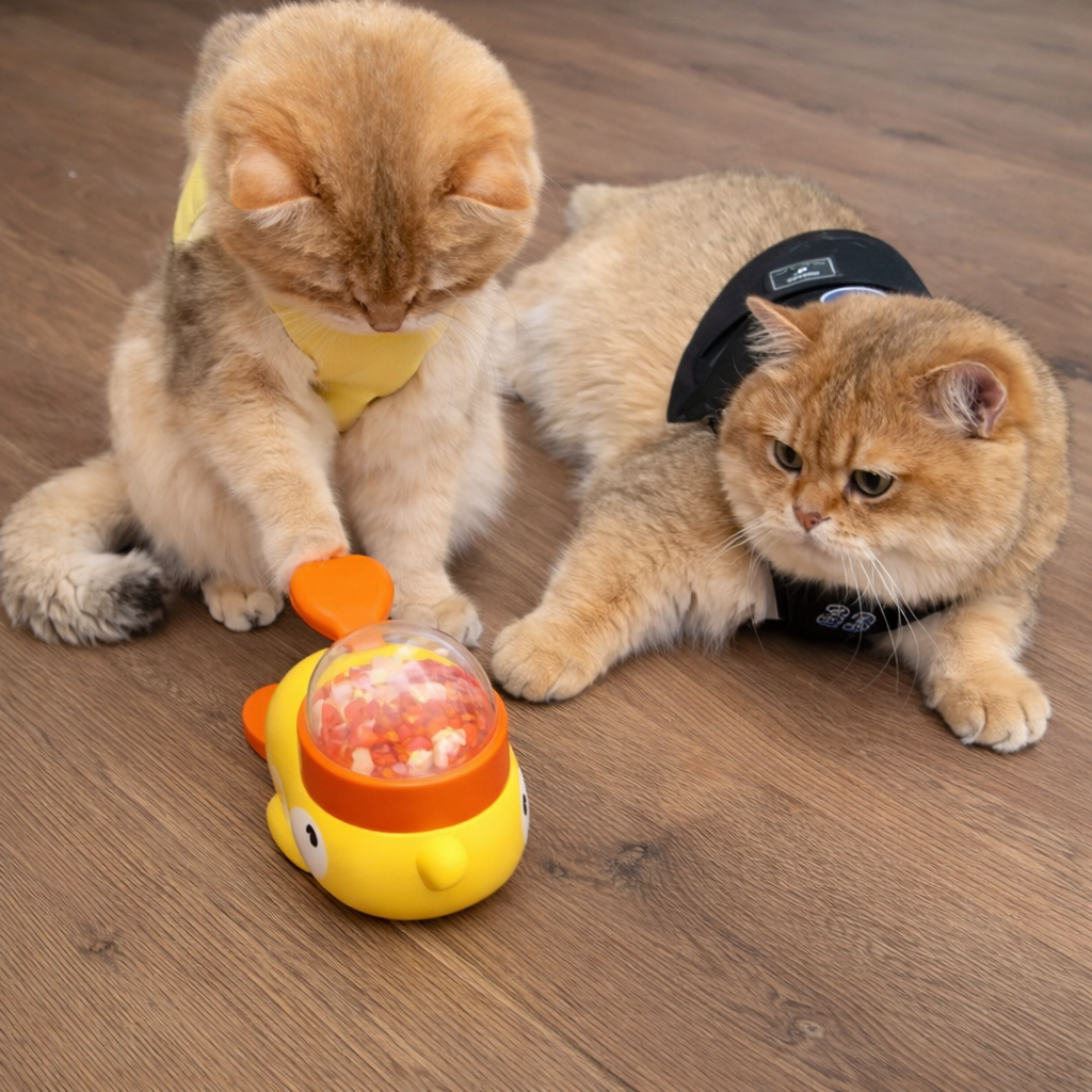 Duck Puzzle Feeder – Interactive Treat Toy for Dogs & Cats