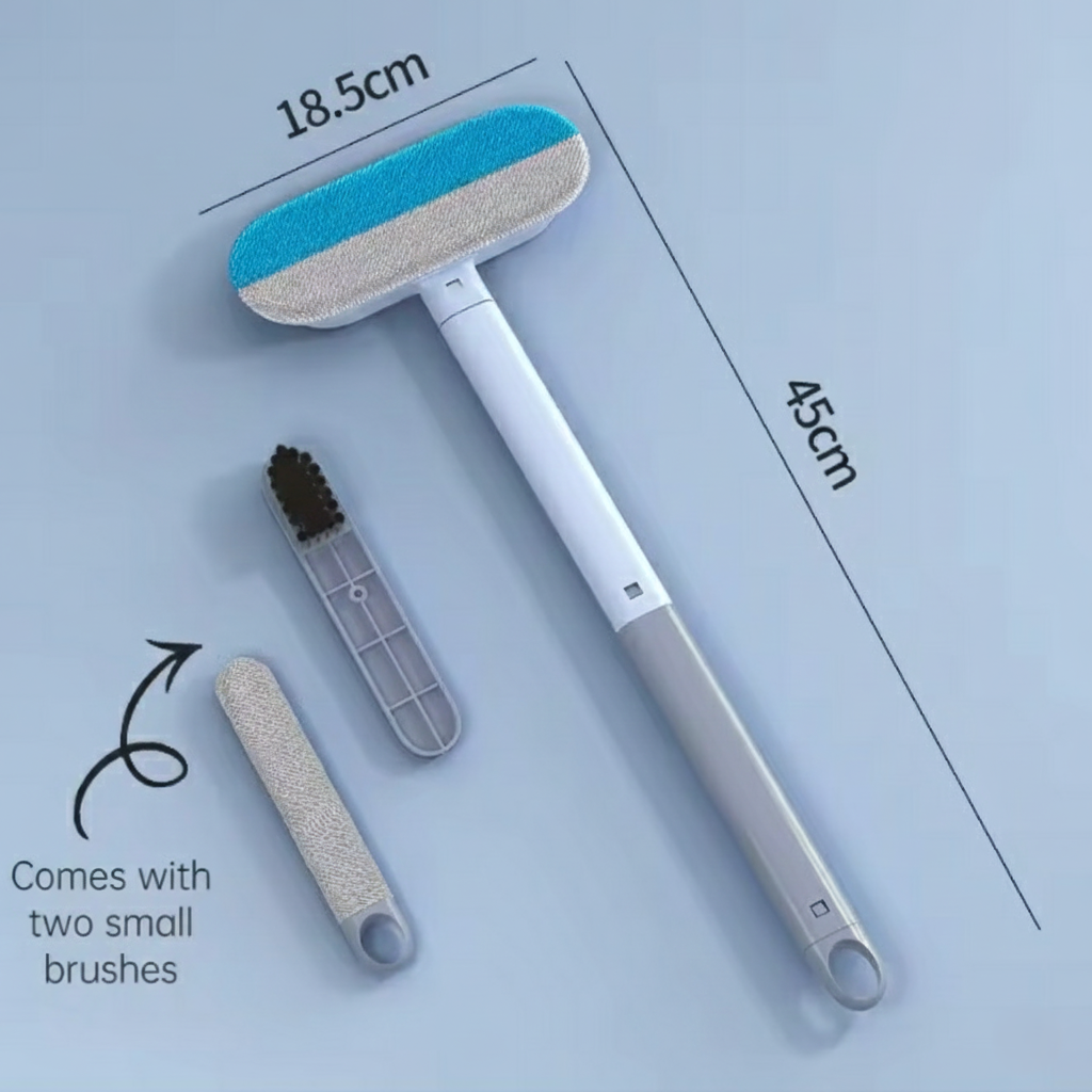 4 in 1 Pet Hair Removal Brush – Multi-Purpose Cleaner for Dogs & Cats